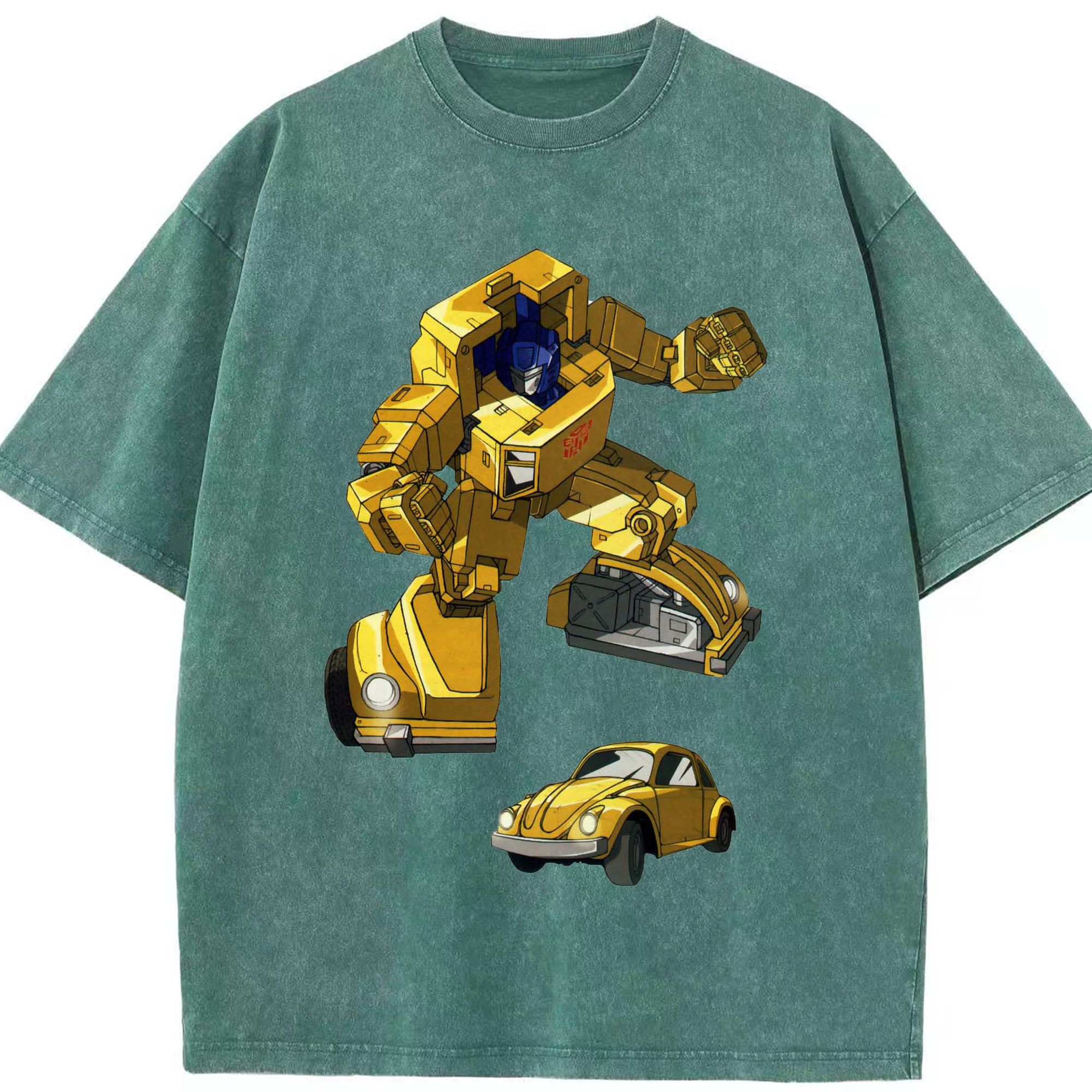 （画像用）  綿100% ヴィンテージ風 半袖Tシャツ（フロントプリント）